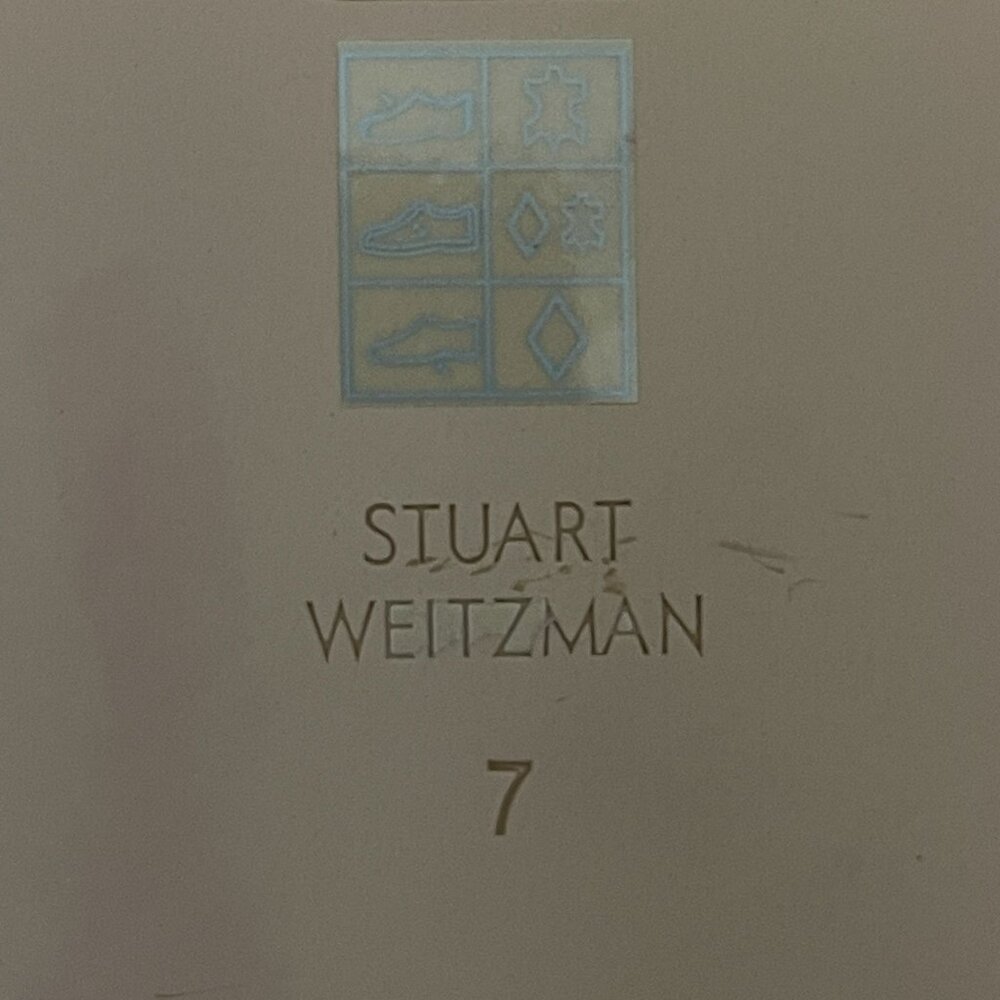 Stuart Weitzman Santorini H. Pink Suede Scalloped Strap Sandal, Size 7 WORN ONCE - Picture 10 of 10